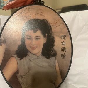 Vintage Style Oval Portrait Wall Art